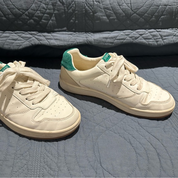 J. Crew Cream and Green Casual Sneakers- Womens 8 - Picture 9 of 9